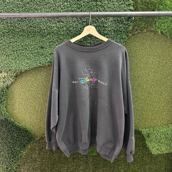 Disney Other - Vintage Disney Mickey Mouse Spellout Crewneck  Size XXL